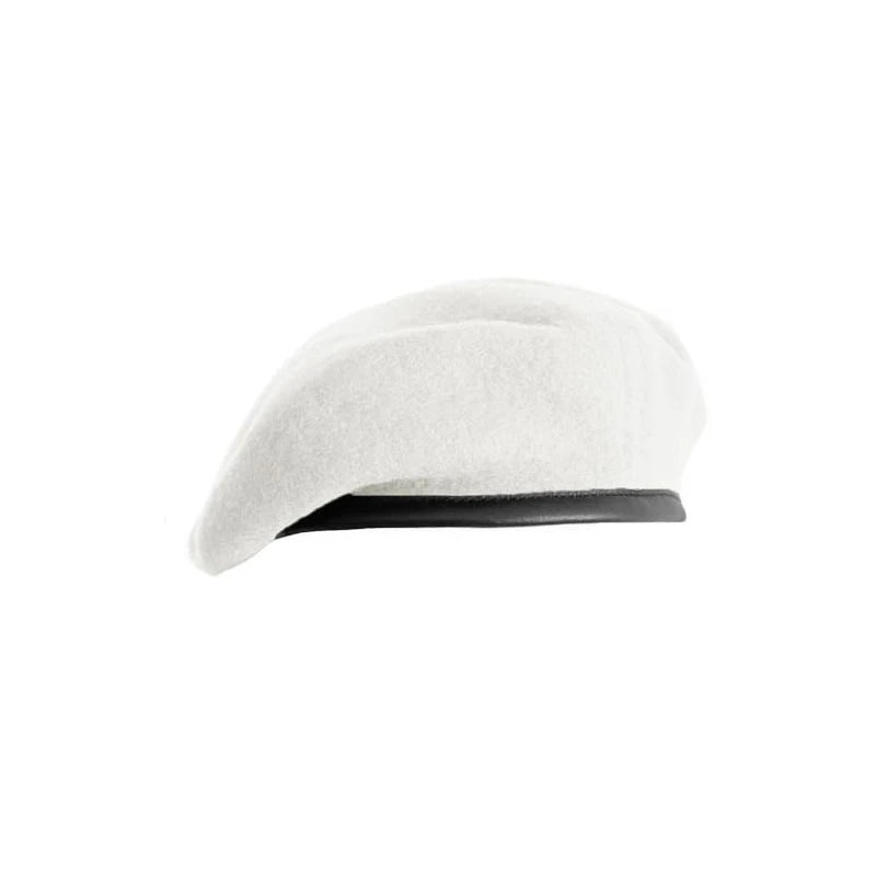 Gajaous Commando Beret, Military Hats, Wool Hats, Berets for Men and Women, Multicoloured Army Hats, Beret Hat, White