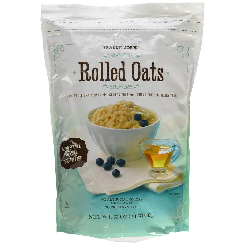 Trader Joes Gluten Free and Wheat Free Rolled Oats, 32 OZ