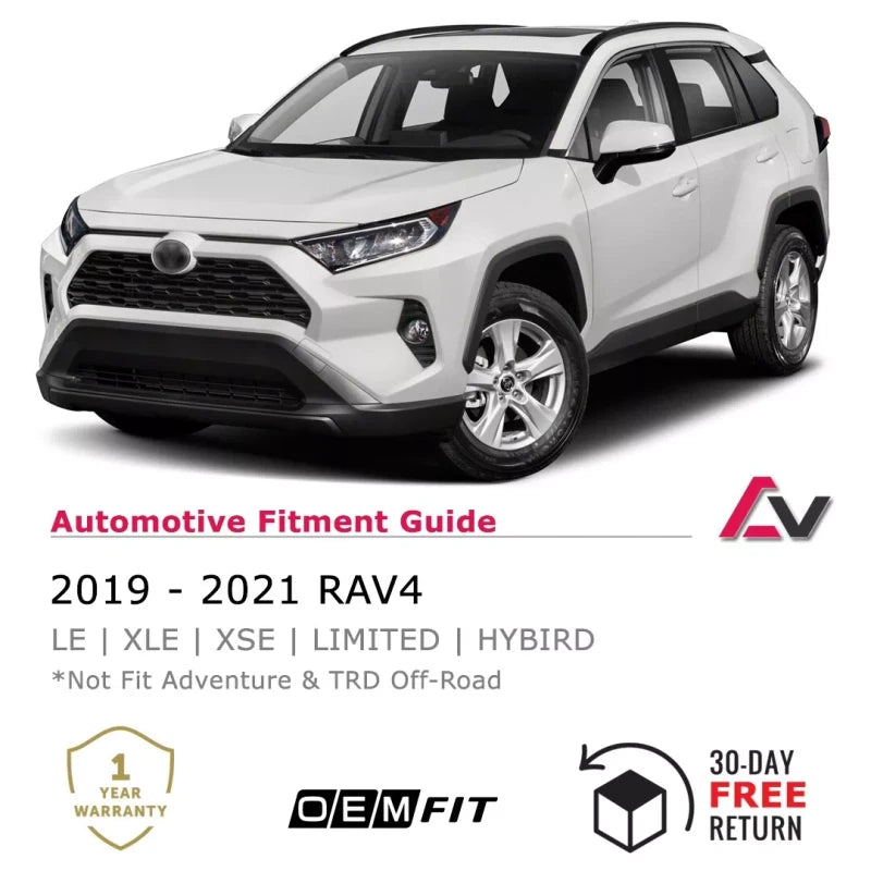 advan_version 2019-2025 For Toyota RAV 4 Clear Pair Fog Lights Bumper Lamps w/Harness Wiring