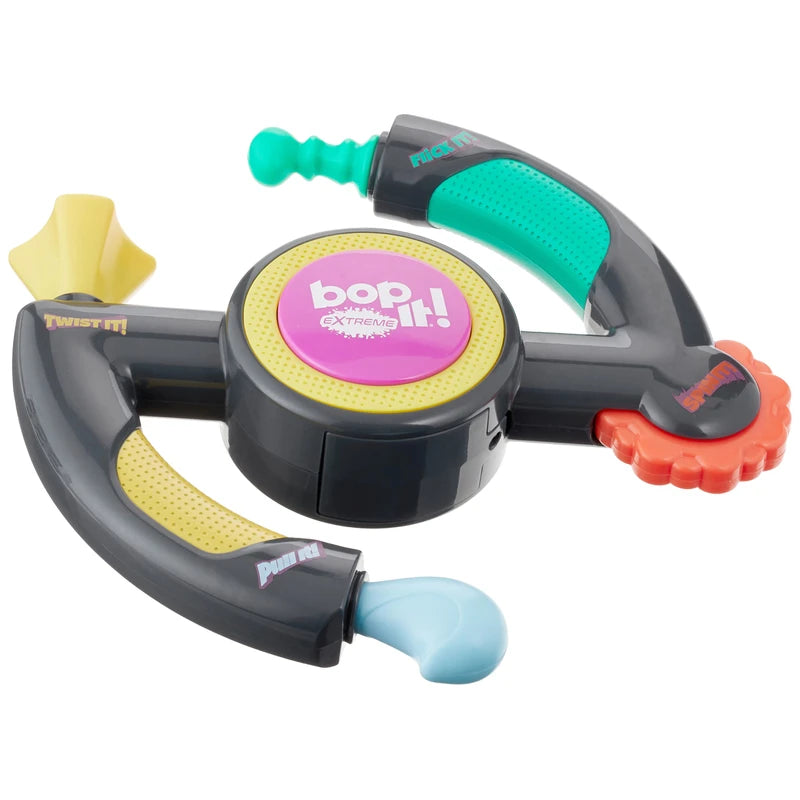 Hasbro Gaming Hasbro Gaming Bop It! Extreme Electronic Game for 1 or More Players, Fun Party Interactive Game for Kids Ages 8+, 4 Modes Including One-On-One Mode