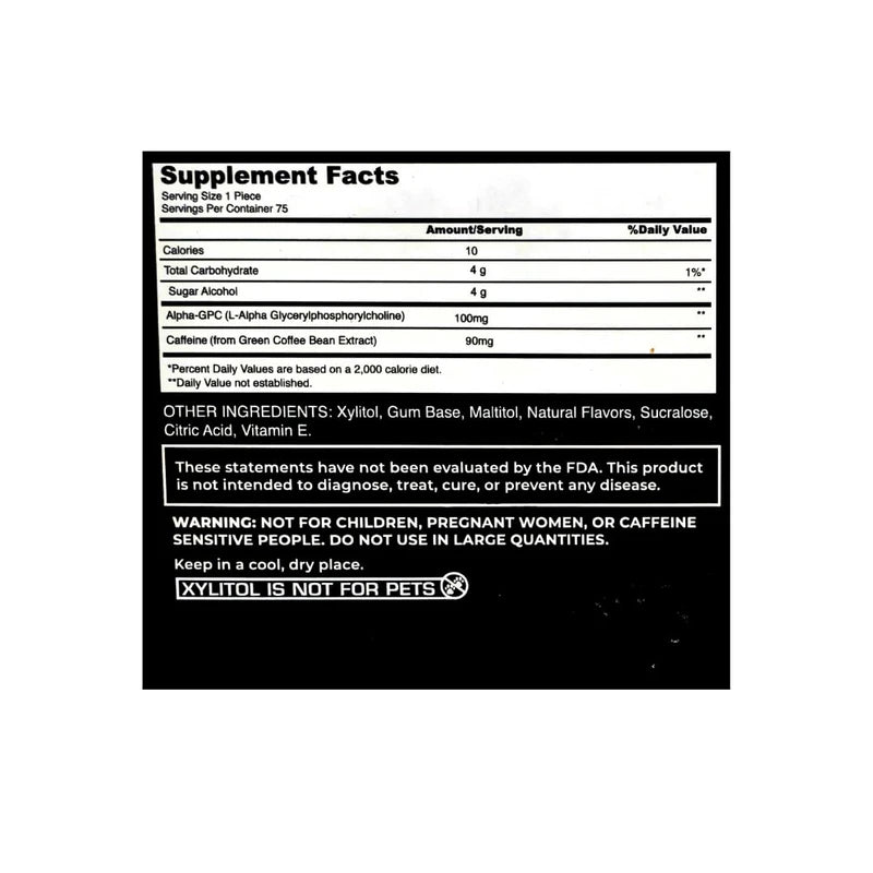 Strike Gum - Home page - Strike Premium Energy Gum | 1 Pack