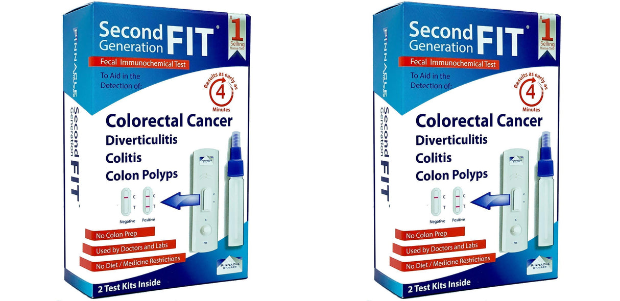 2 Pack Second Generation FIT (Fecal Immunochemical Test) for Colorectal Cancer (2)