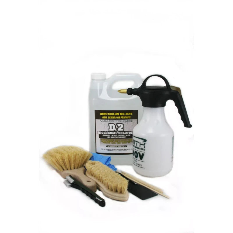 D/2 Biological Solution - 1 Gallon Gravestone / Monument Cleaning Kit