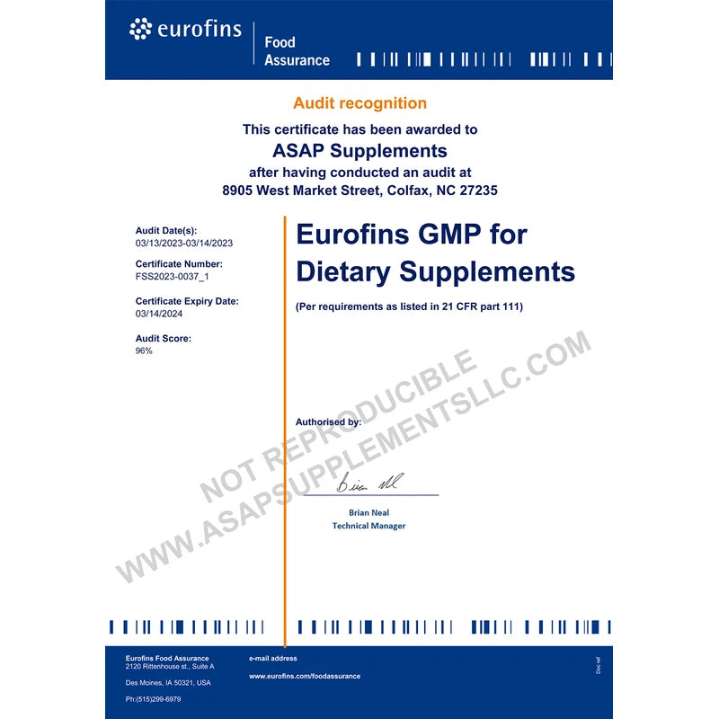 Absonutrix Serrapeptase Enzyme 583mg,125000 spu, 4 Oz drops, 200 Servings, Made in USA, Quick Absorption, Quality Ingredients, Third-Party Tested, Non-GMO, GMP Certified, Cruelty Free Products