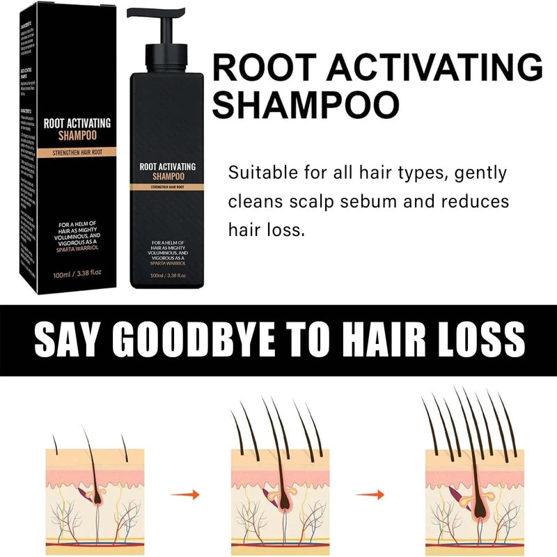 Mane Shampoo for Men & Hair Thickening Shampoo for Men and Women - Reduces Grey Hair, Promotes Natural Darkening & Thinning Hair, Stimulates Hair Regrowth, and Prevents Hair Loss