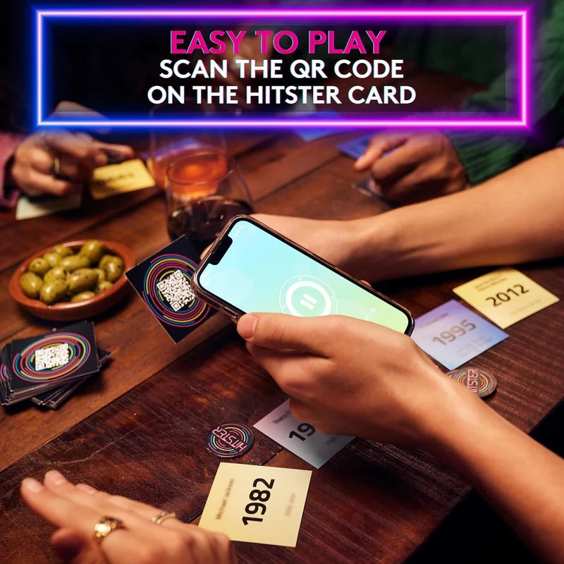 HITSTER - Guilty Pleasure - The Ultimate Music Trivia Party Game for Adults and Families - All-Time Playlist with The Greatest Hits - 2 to 10 Players Ages 16+
