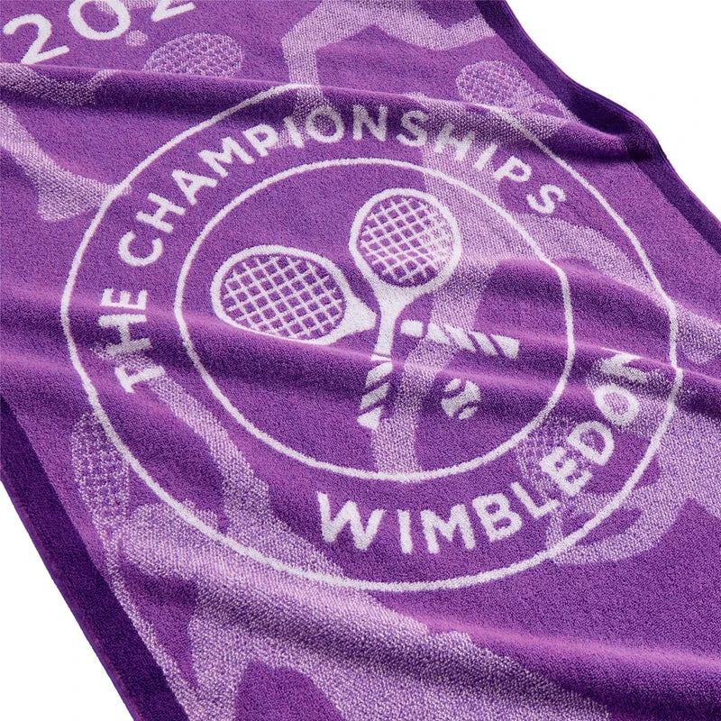 Wimbledon Championships 2024 Towel, Color- Hyacinth