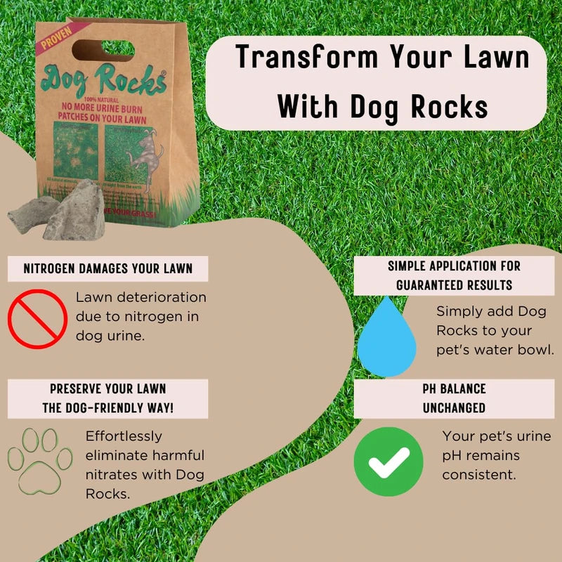 Dog Rocks Urine Patch Preventer 600g Bulk Bag Clear