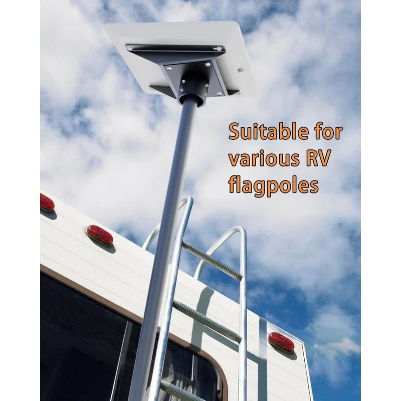 Starlink Flat High Performance Pipe Adapter, Beciety Starlink Mounting Kit for Performance Starlink Antenna Mount, Starlink Pole Mount, Starlink Roof Mount