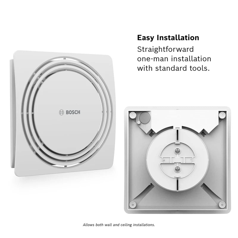 Bosch - Silent Bathroom Fan 1900 W100 - Light Switch Activated Bathroom Fan