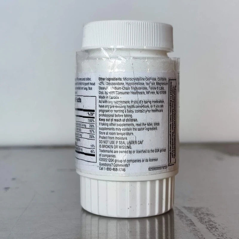 Excedrin 2pk Excedrin Head Care Dietary Supplement Proactive Drug-Free 60 Tabs EXP 12/24