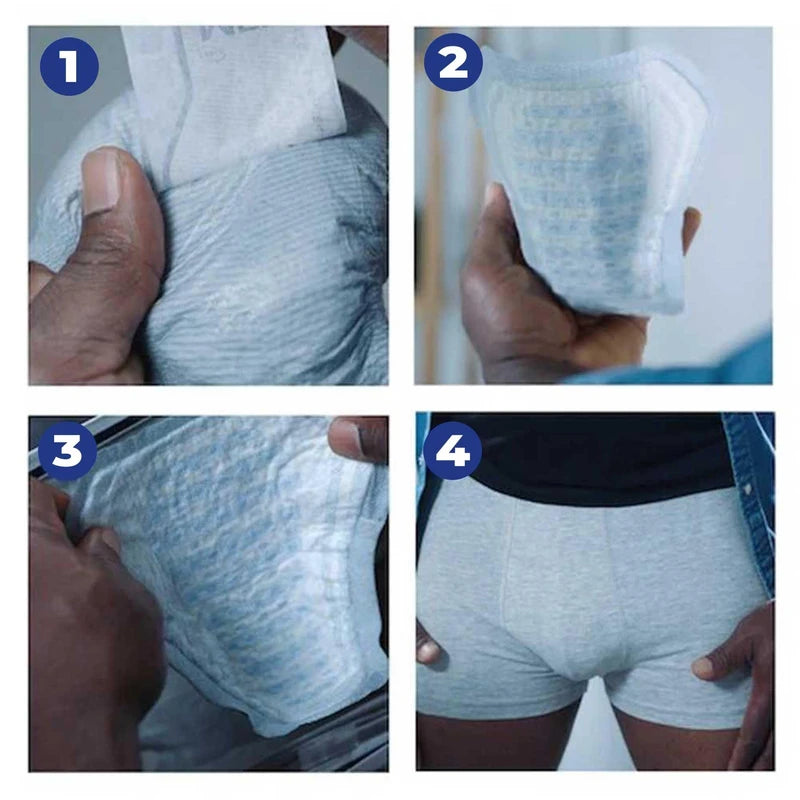 TENA for Men Level 2 Guard for Men, Super Absorbency Incontinence Protector (4 Pack of 80 Count)