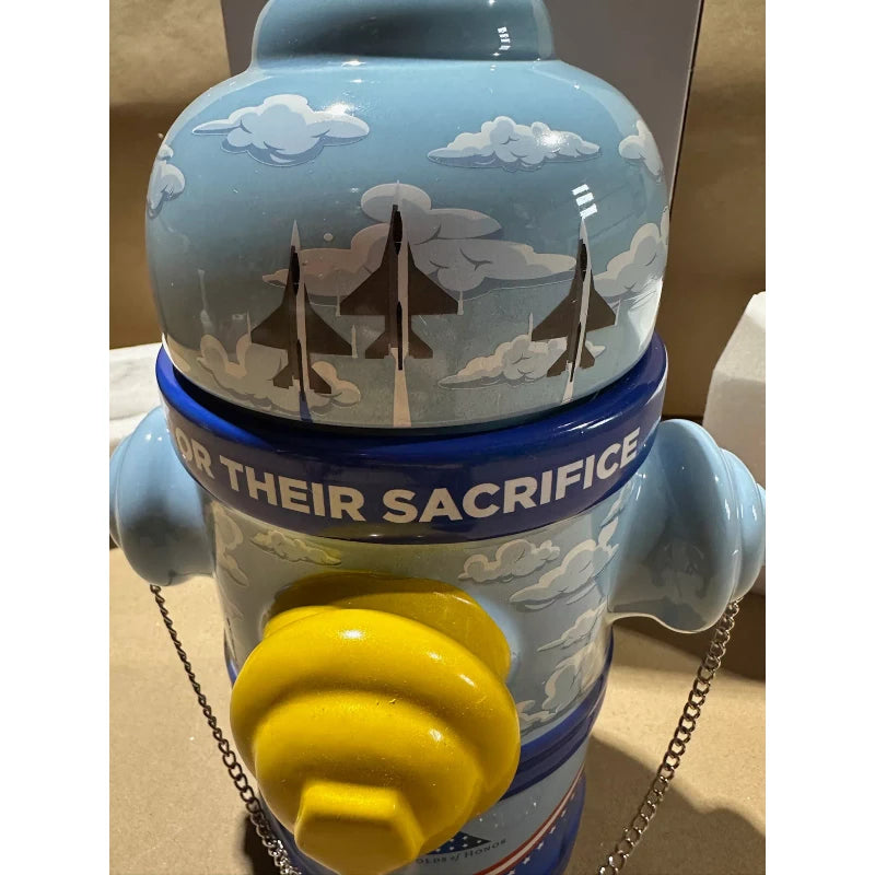 Core and Main 12" RARE Core and Main Promotional 2025 Folds of Honor Fire Hydrant Cookie Jar