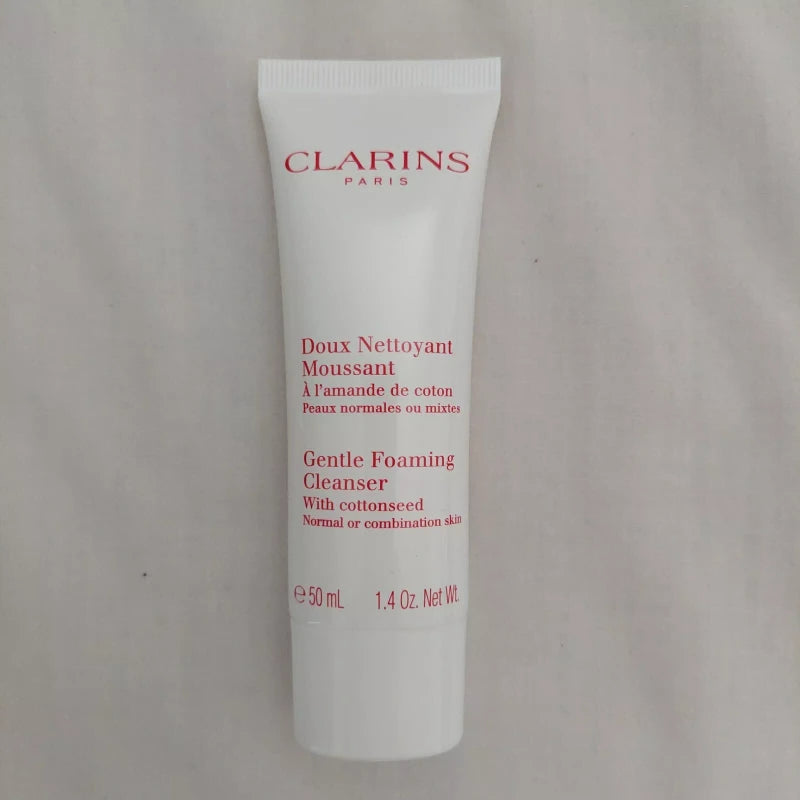 Clarins Gentle Foaming Cleanser with Cottonseed 1.4 oz sealed