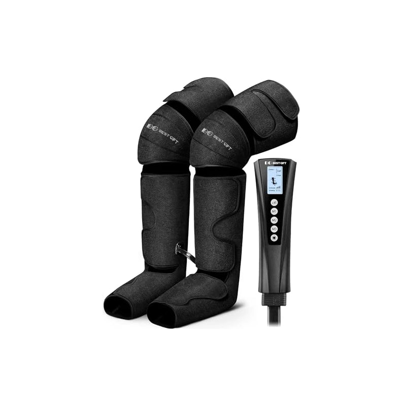 Christmas Gifts for Men Women Dad Mom, Mother's Day, Father's Day, Air Compression Massager with Heat for Foot, Leg, Calf, Thigh, Knee, Helpful for Varicose Veins,Muscle Fatigue, Cramps Swelling Edema