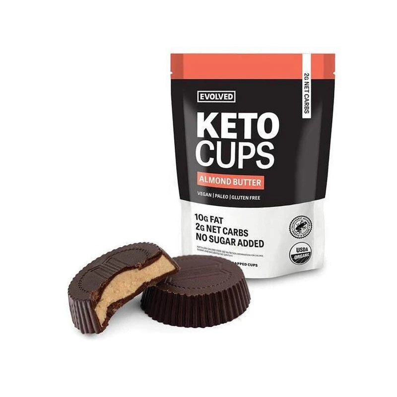 Evolved Chocolate Cups Chocolate Keto Almond Butter 4.93 Oz (Pack Of 6)