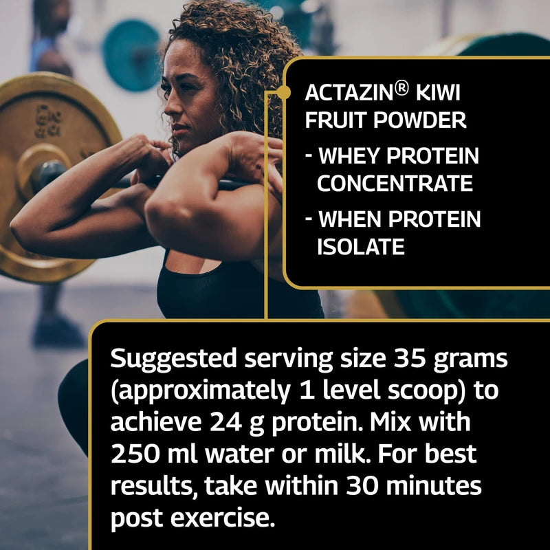Healthspan Elite All Blacks Ultimate Whey Protein Blend 750g | Whey Concentrate & Isolate Proteins | 24g Protein Per Serving | Muscle Gain | 5.7g BCAAs | Contains Actazin | Vegetarian (Strawberry)