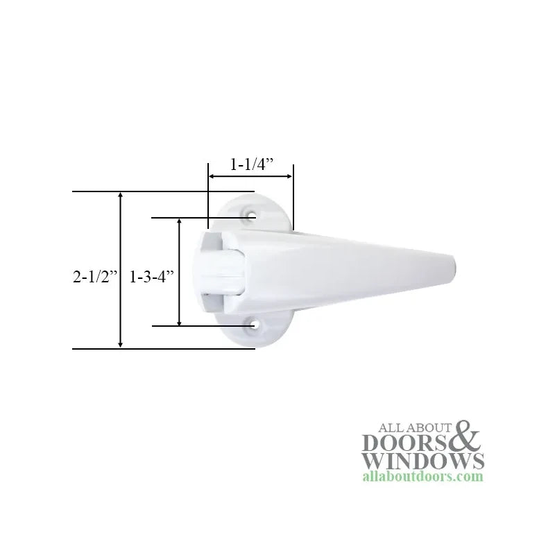Andersen Inside Handle Latch For Storm Door Handel Emco Inside Latch White