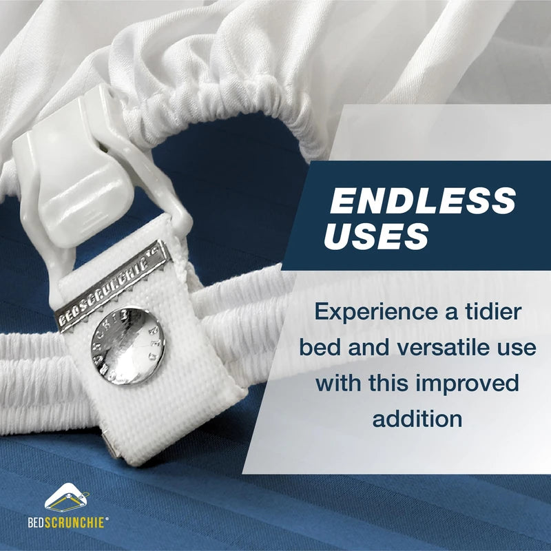 BED SCRUNCHIE - 高耐久ファブリッククリップ (クリップ2個)