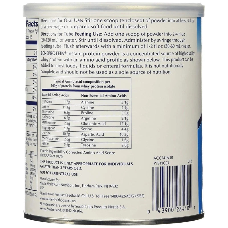 Beneprotein Resource Beneprotein Powder, Cans 6 ea