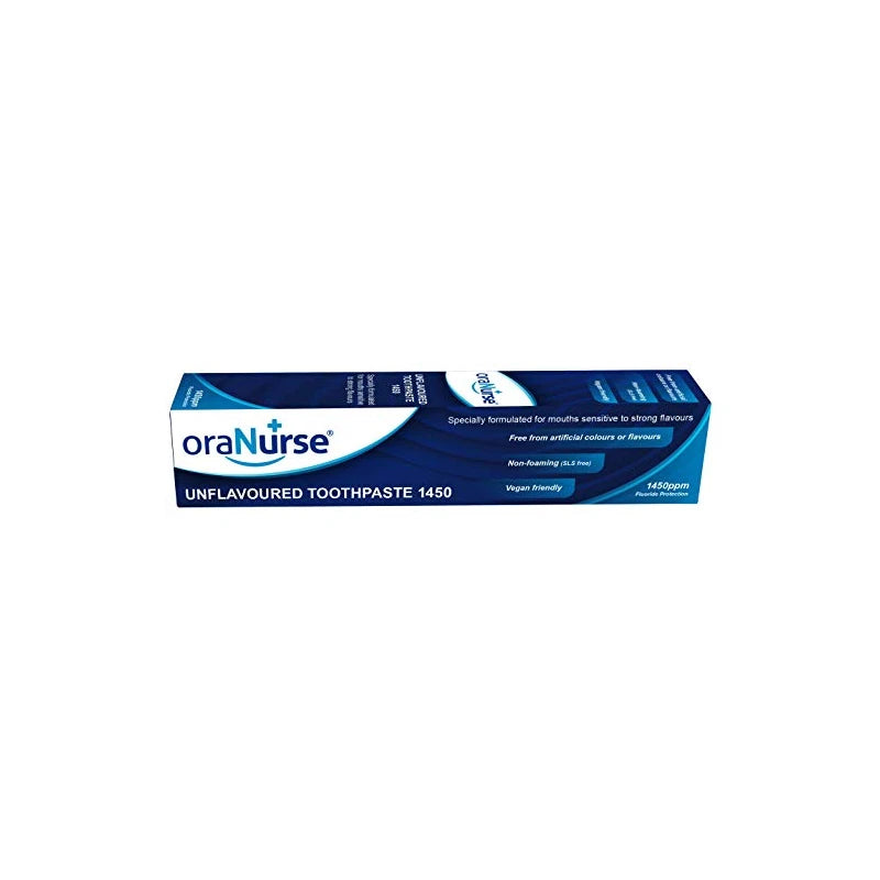 Oranurse 50ml Unflavoured Toothpaste Pack of 2