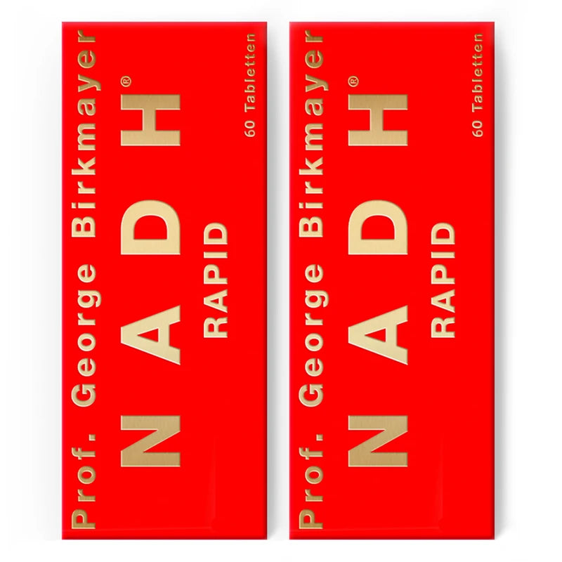 Prof. George Birkmayer NADH RAPID hochdosiert - 70 Rapid Energy Tabletten - 80mg NADH Tagesdosis - veganes Supplement - hochwertiges Nahrungsergänzungsmittel in Form einer Lutschtablette