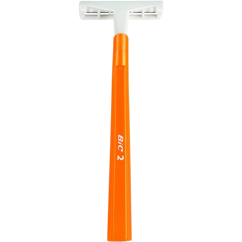 Bic 2 Sensitive Men's Razors, 5 Packs of 5 (25 Total) Disposable Razors - with Two Blades for a Close and Precise Shave