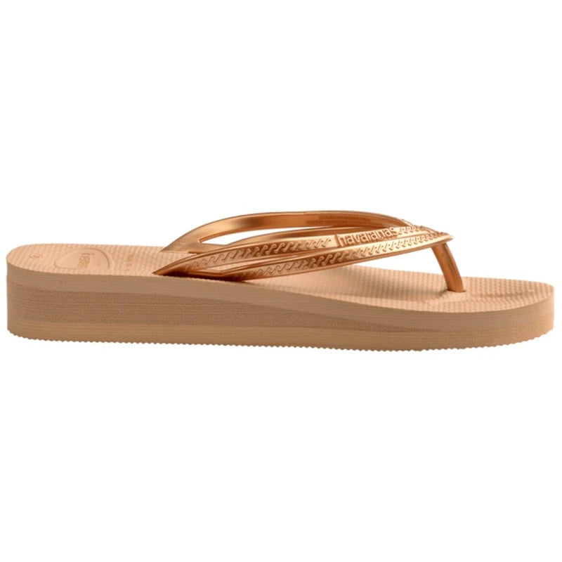 Havaianas Women's wedge flip flops, black, 33 EU