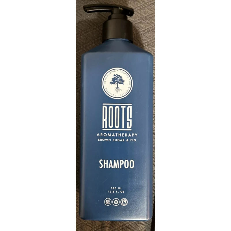 Roots Aromatherapy Brown Sugar & Fig Shampoo 12.8oz Bottles Each New