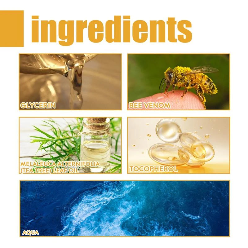 XIMonth Bee Venom Wart Treatment Spray Improve Flesh Moles Repair Smooth Skin Wart Spray - Specification: 1 pcs