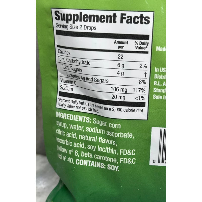 Vitamins Freegells Vitamin C Supplements 30 Pk. -Assorted Citrus Flavor 53 Mg Per Drop