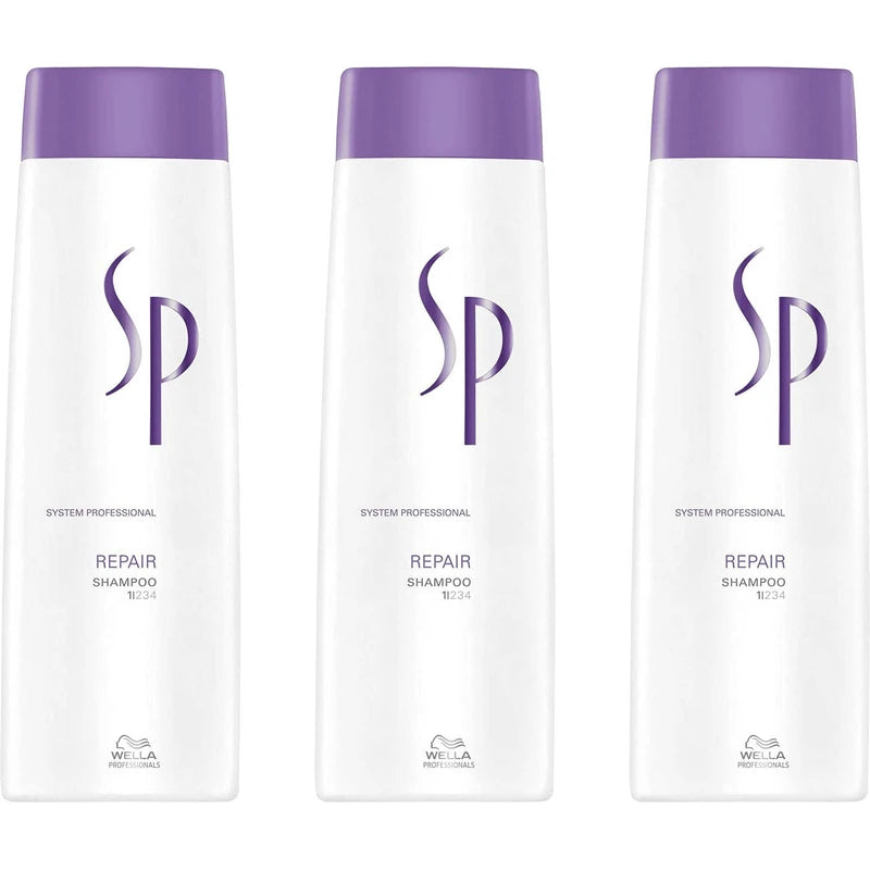 Wella SP Repair Shampoo 3 x 250 ml