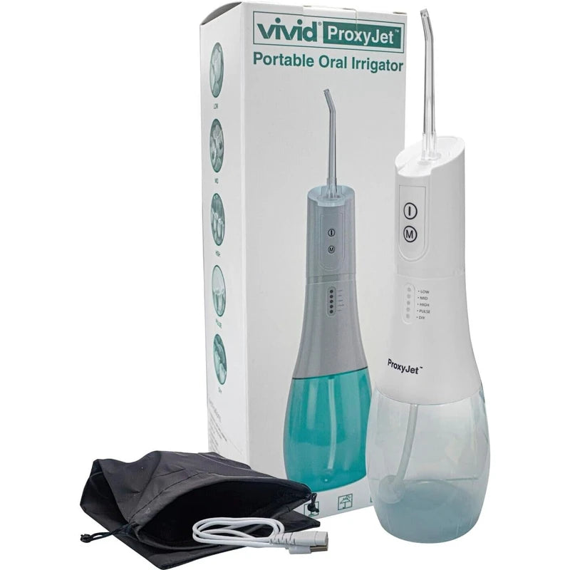 CREMAX Electric Cordless Water Flosser USB Rechargeable Dental Oral Irrigator 400ml