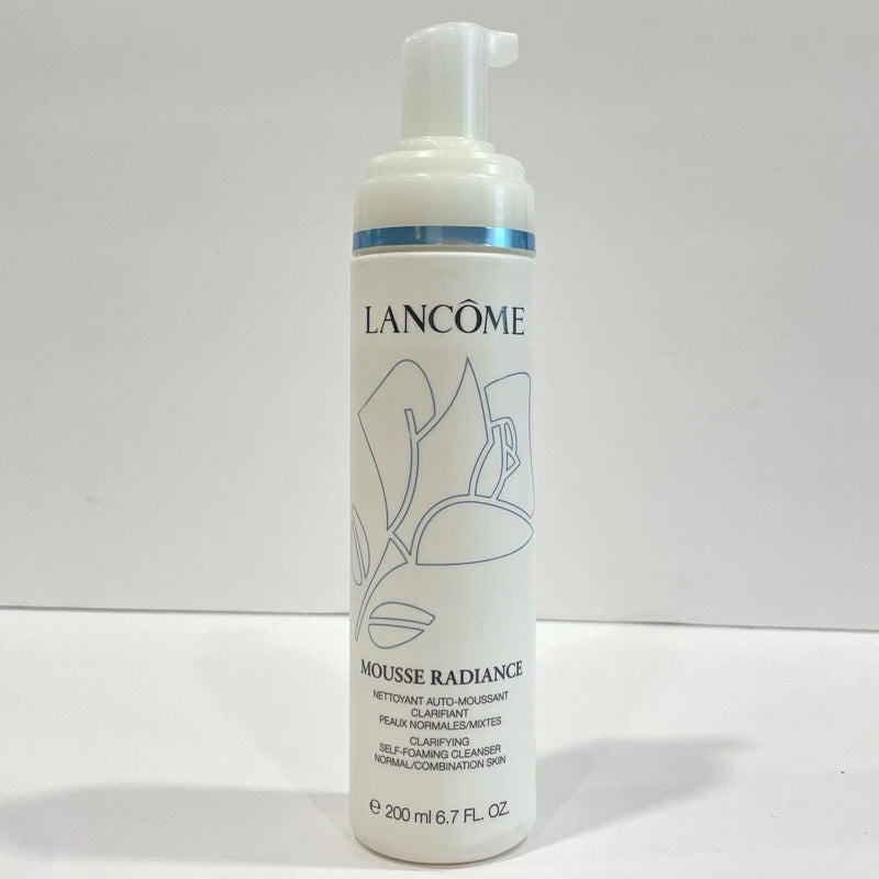 Lancôme Lancome Mousse Radiance Clarifying Self Foaming Cleanser 6.7 oz NEW Open No Lid