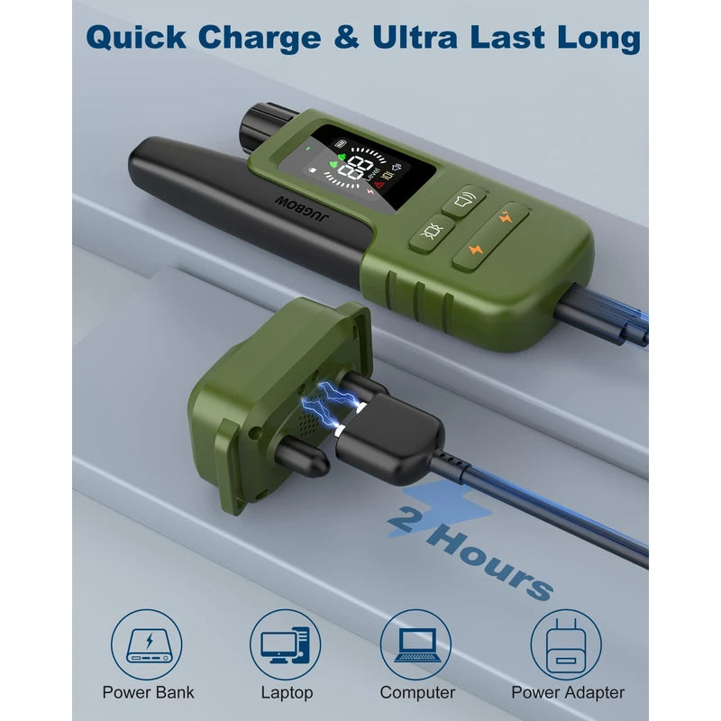 Jugbow Dog Shock Collar - 3300FT Dog Training Collar with Remote Innovative IPX7 Waterproof with 4 Training Modes, Rechargeable E-Collar for All Breeds