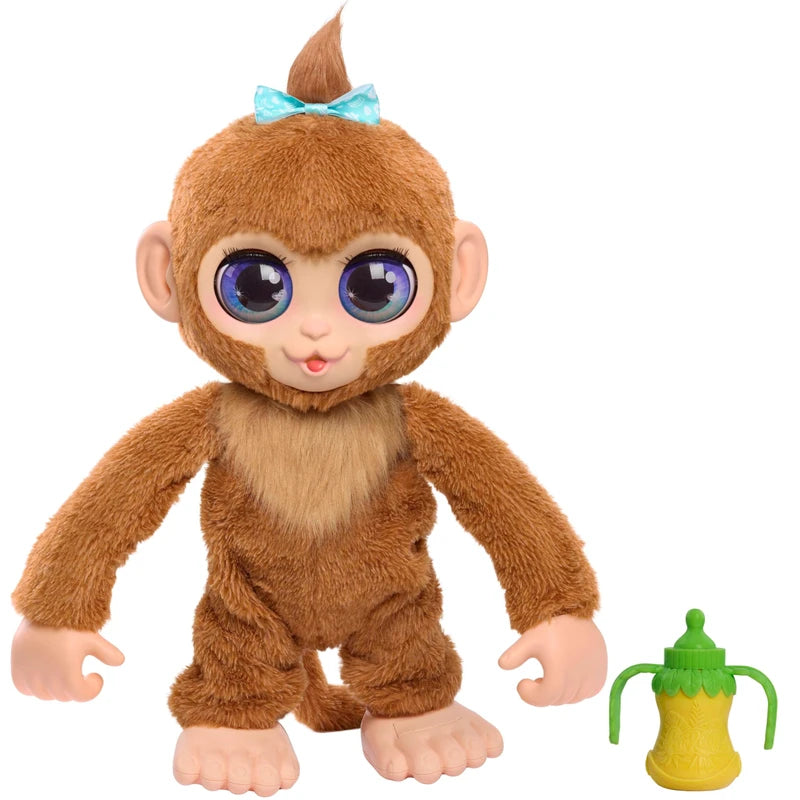 Just Play Just Play furReal Peanut The Playful Monkey Interactive Toy, 15-inch Realistic Plush, Kids Toys for Ages 4 Up