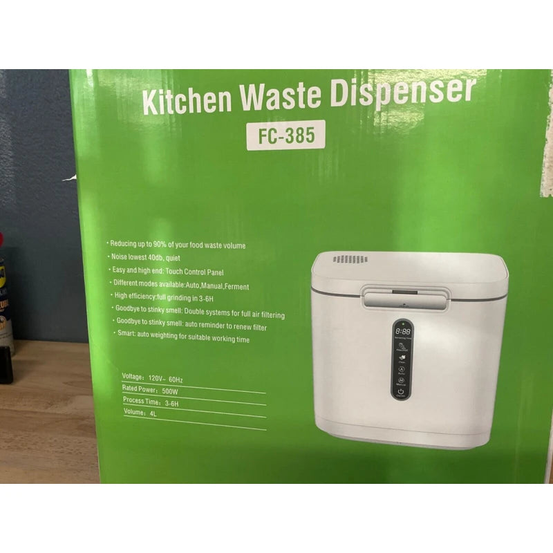 BUDOTA FC-385 4L Larger Capacity Electric Kitchen Composter Waste Dispenser New