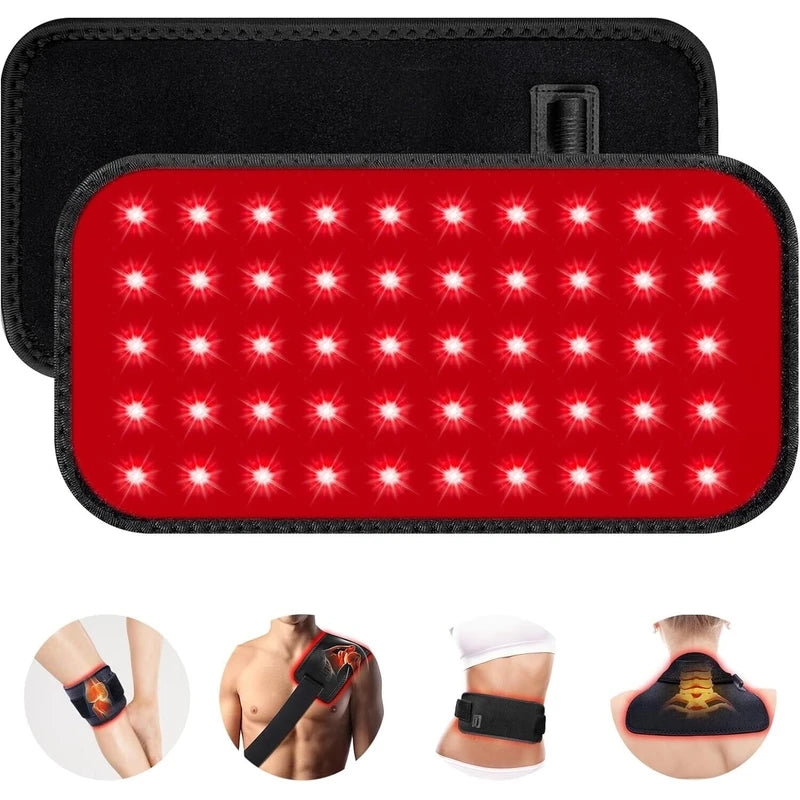 GMOWNW Red Light Therapy Belt, Infrared Light Therapy for Body, Wearable Wrap with Time