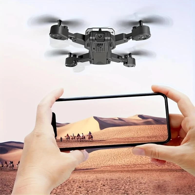 S6 Drone, Professional Entry-level Quadcopter, Equipped With Dual Cameras, 540° Intelligent Obstacle Avoidance, Intelligent Hovering, Beginner Gift, Christmas Halloween Thanksgiving Gift - Color: Yellow