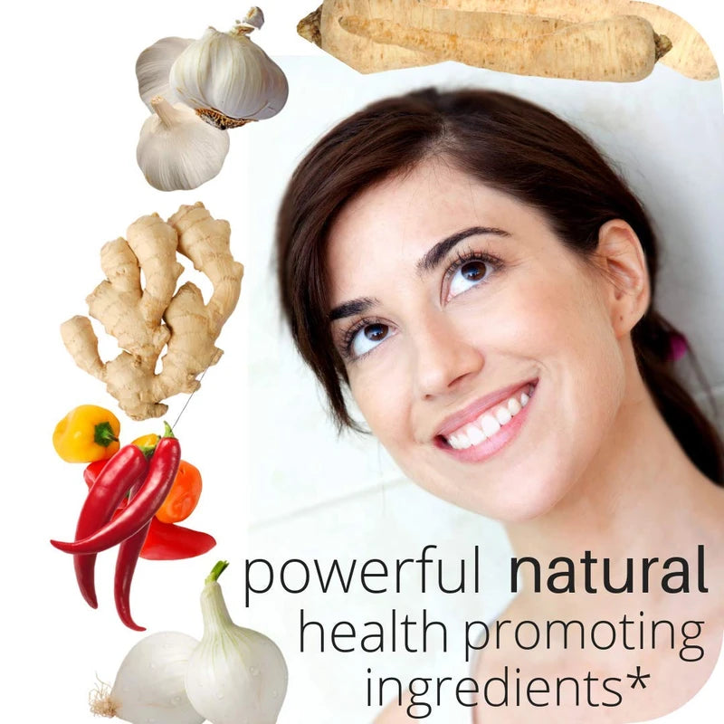 SpeedyVite® Herbal Super Tonic Enhanced Organic (2 fl oz) Apple Cider Vinegar Horseradish Onion Garlic Ginger Serrano Cayenne Habanero Pepper Natural wildcrafted Supports Immune Function*