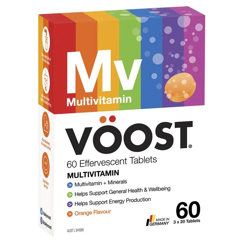 Voost Multivitamin Effervescent 60 Pack Exclusive Size