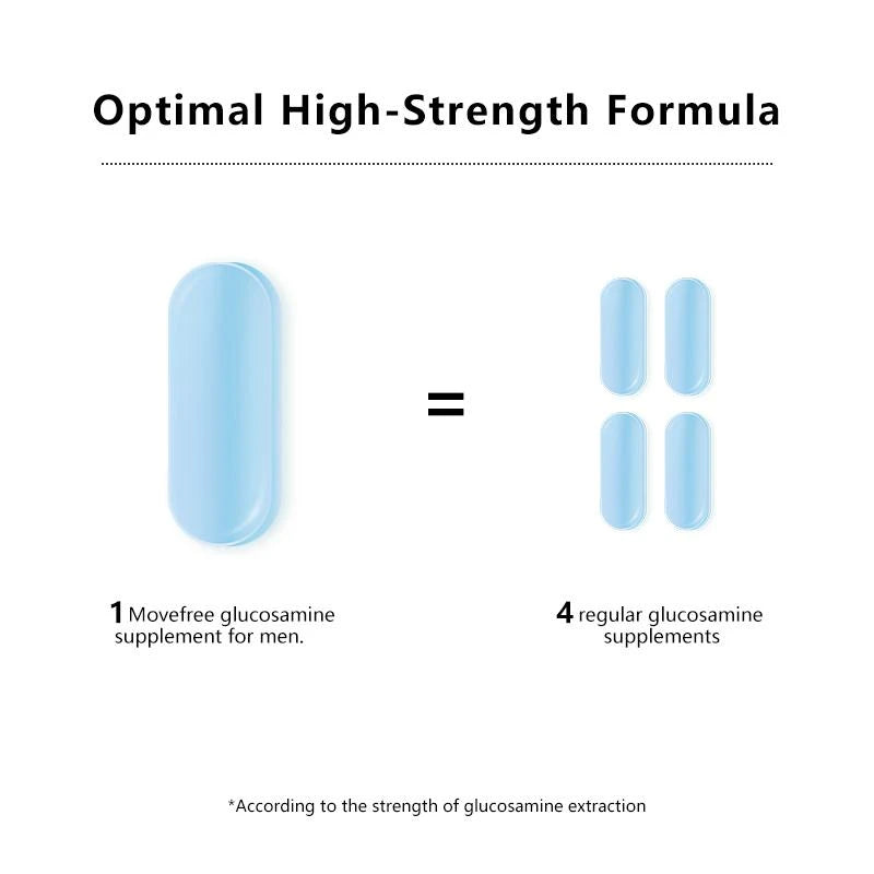 【 Joint Health】Move Free joint health 7-in-1 Glucosamine Chondroitin Plus Calcium Complex Vitamin Customized for Men with B-Vitamins + Multi-Glucosamine 120 Pills - Specification: Men's Glucosamine+Men's Glucosamine
