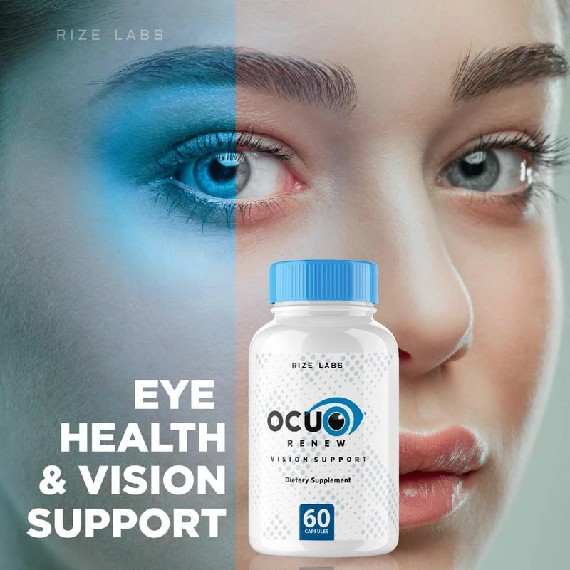 Ocurenew Vision Supplement, Ocurenew All-Natural Capsules for the Rapid Improvement of Vision Health and Better Ability to Focus, Ocurenew to Support Healthy Eye Functions, Reviews (60 Capsules)