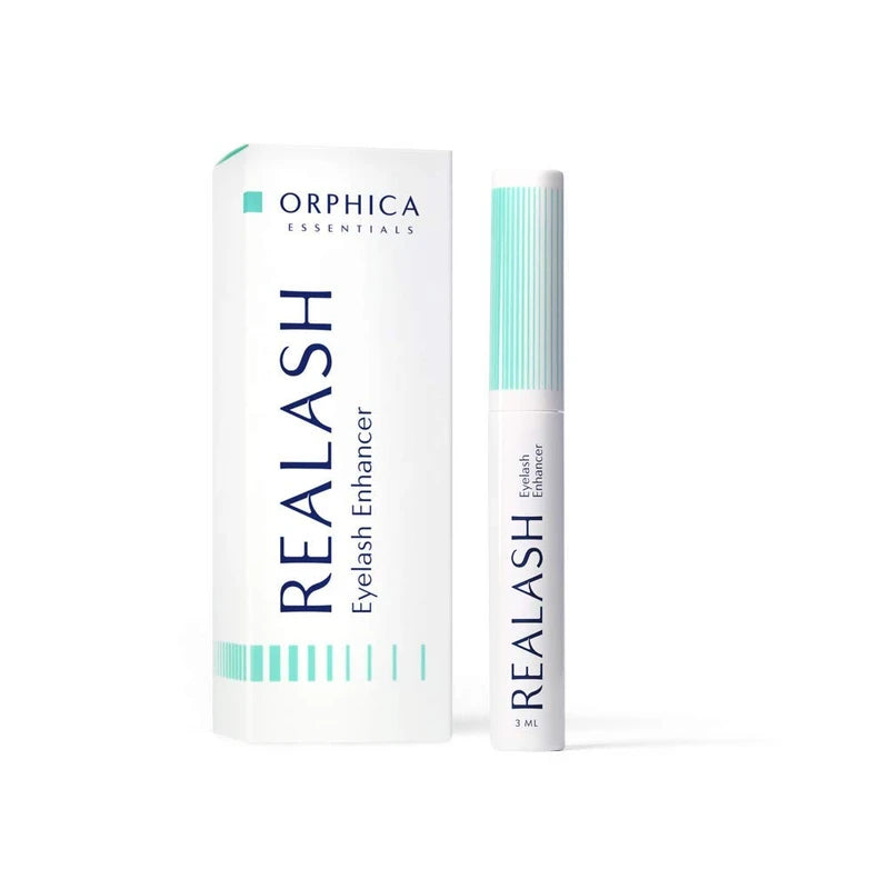 ORPHICA REALASH Acondicionador de pestañas, Serum para crecimiento de pestañas más fuertes, voluminosas, Serum para pestaña sin hormonas 3 ml