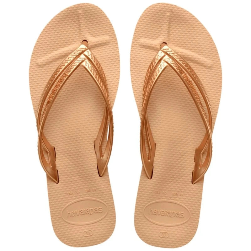 Havaianas Women's wedge flip flops, black, 33 EU