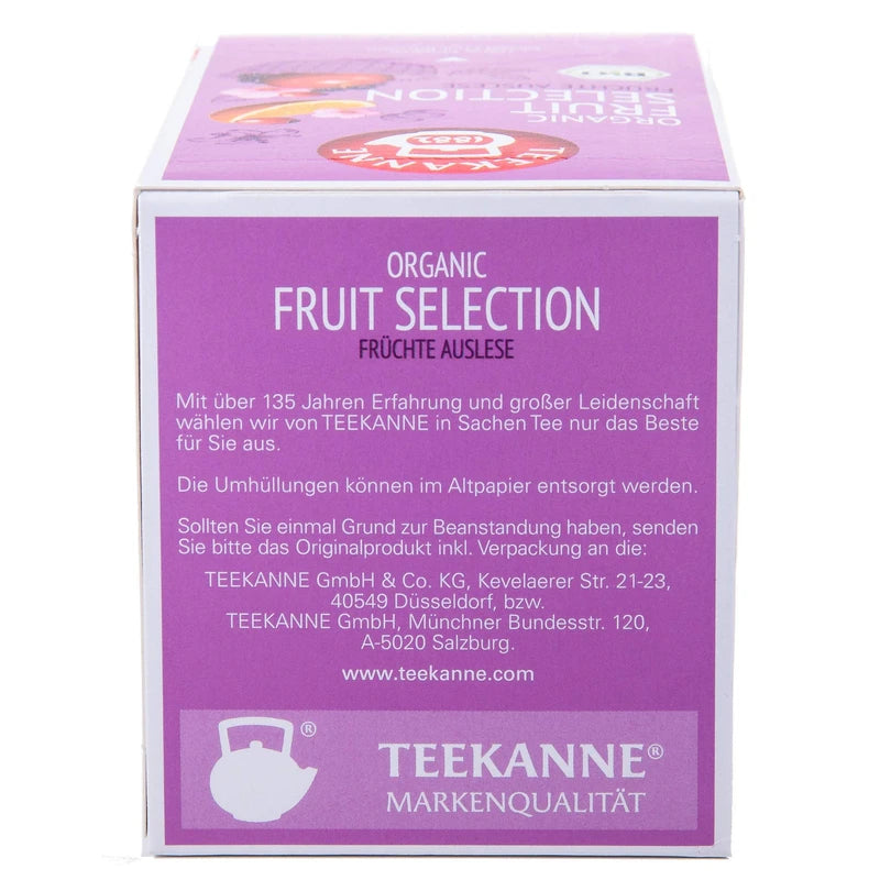 Tea Pot Organic Fruit Tea - Pack of 3 Fruit Selection (3 x 20 Bags, 180 g)