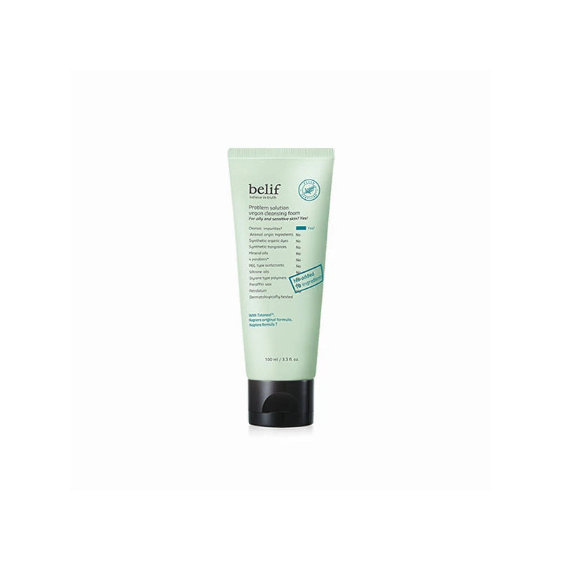 Belif Problem Solution Vegan Cleansing Foam 100ml / 빌리프 프라블럼 솔루션 비건 클렌징 폼 100ml