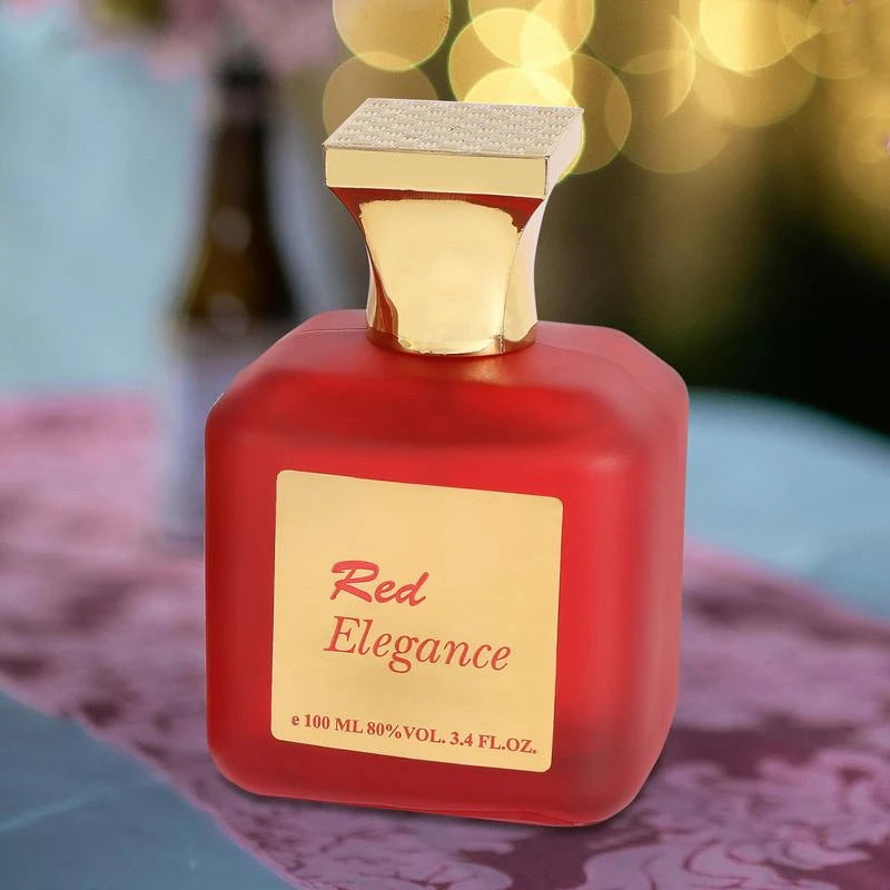 Red Elegance Eau de Parfum Natural Spray Perfume for Women 100ml/3.4fl.oz. - Fragrance for Women