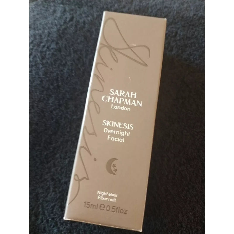 Sarah Chapman Skinesis Overnight Facial Night Elixir 15ml New In Box Authentic