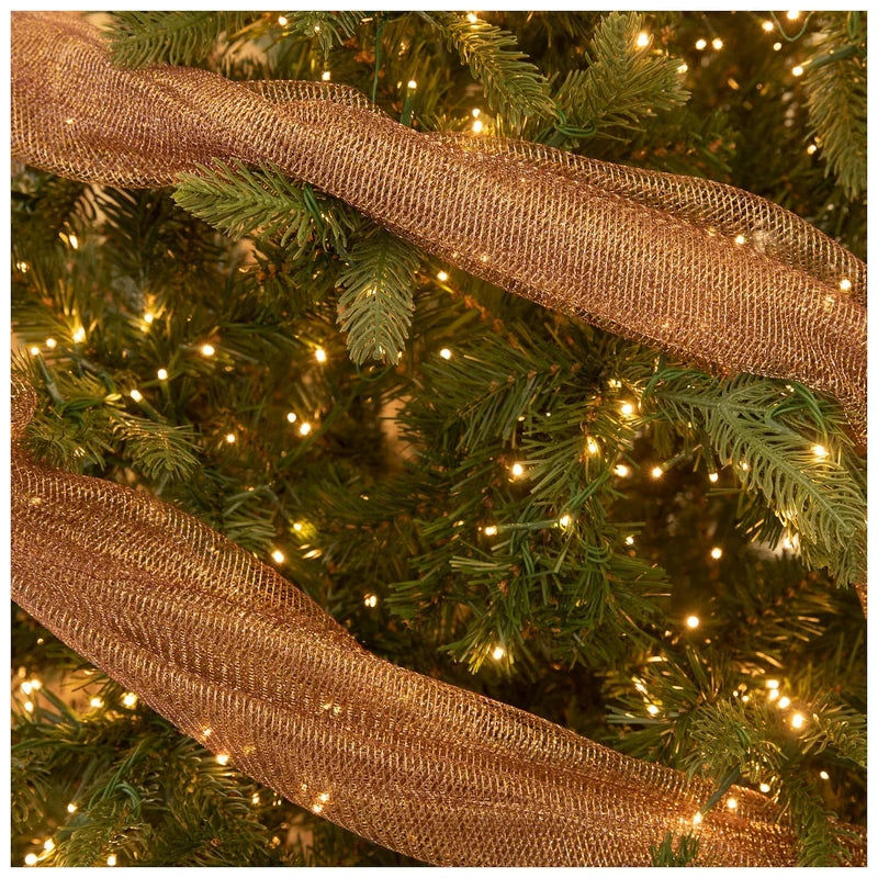 Hobby Lobby Dazzle Drape Mesh Garland, 9 Feet, Coffee